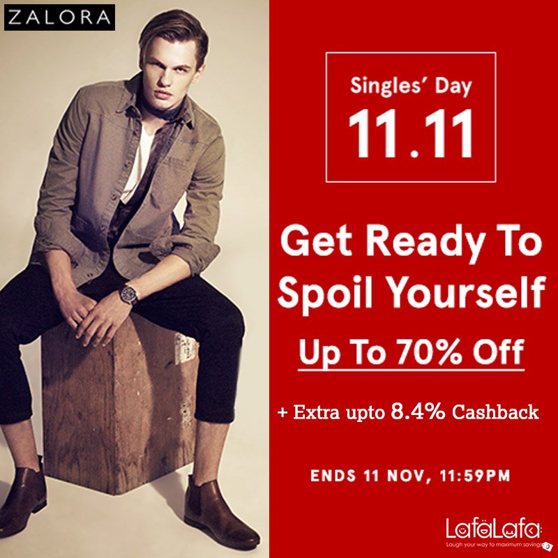 LafaLafaHK's tweet photo. #SinglesDay Special: Upto 70% Off on #Zalora 
Hurry!! Offer ends tonight https://t.co/SXATkraIXB https://t.co/IiLgqJRjKl