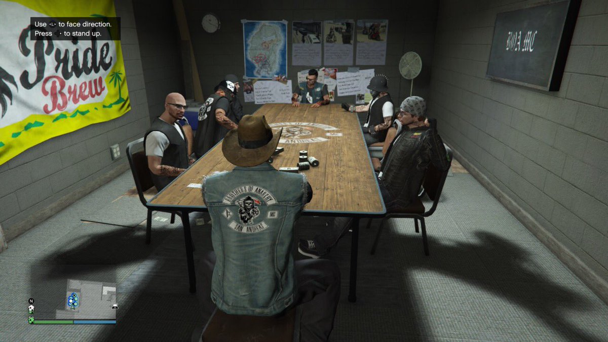 BOANATION's tweet image. Brothers Of Anarchy at church #BOA #GTAVOnline @RockstarGames