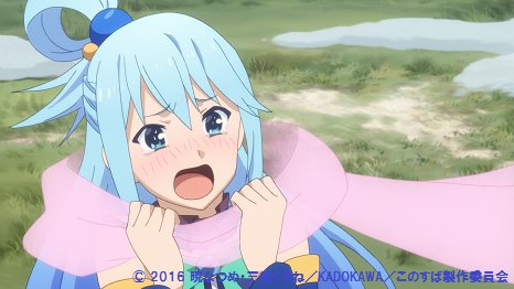 アニメ このすば 公式ツイッター V Twitter 最近本当に寒くなりましたね 皆さん風邪引いたりされてませんでしょうか こんな季節はこのシーンを思い出しますねぇ アクア あっためてよ もっと私をあっためてよ このすば