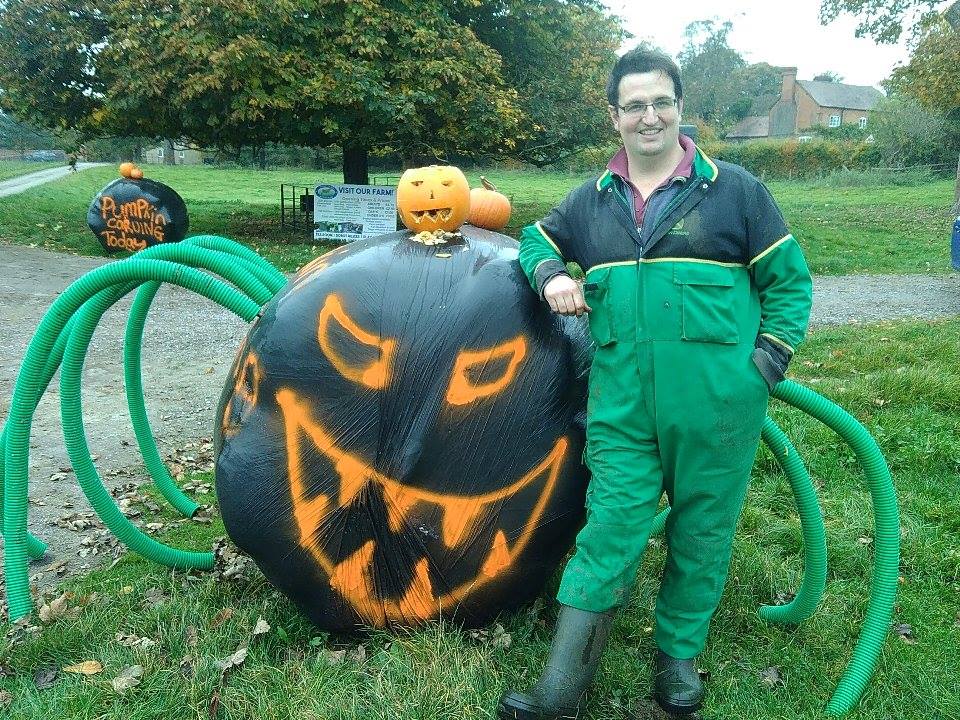 Come and carve a pumpkin here at the farm today, only £2 normal admission applies.