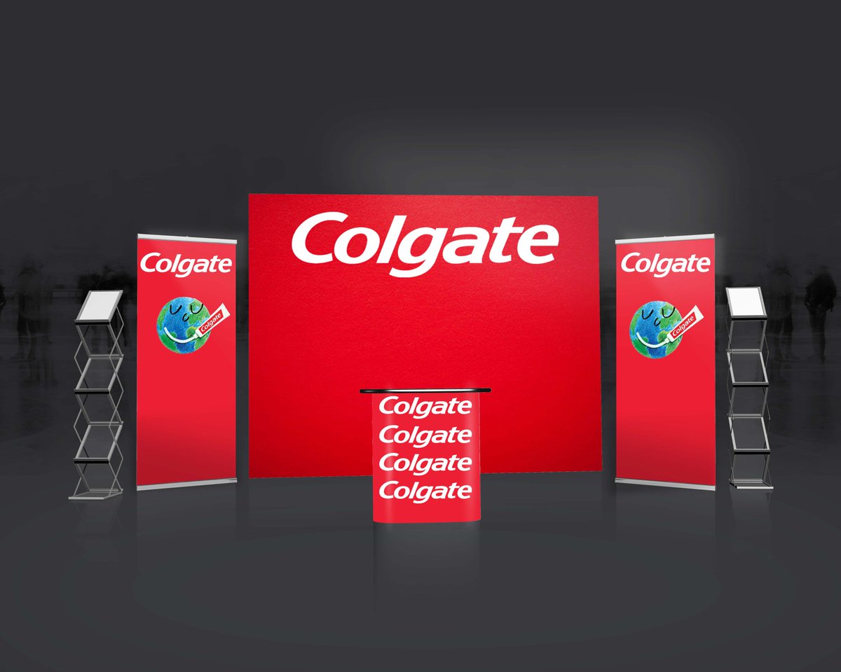 TheOneNOnlyNK's tweet photo. My 2nd creative booth mockup for Dentist #Colgate #CreativeBooth #ColgateSmile https://t.co/y3CImVEDAB
