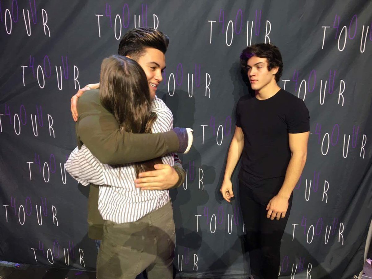 juliekevg's tweet image. I still can't believe it!! Thank you so much @EthanDolan @GraysonDolan for this unforgettable moment!!❤️❤️ #4OU