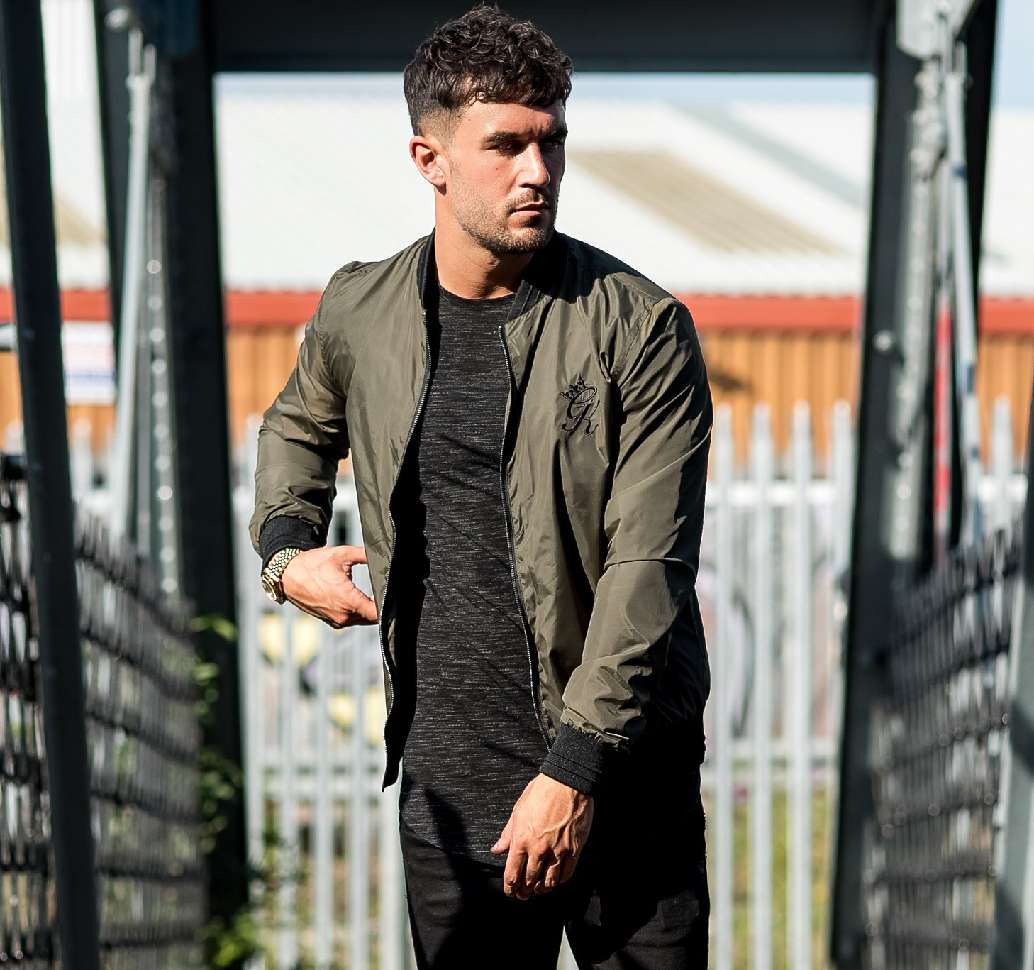 Gym king top bomber jacket