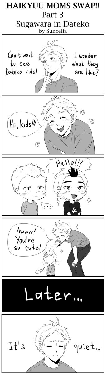 #Haikyuu moms swap!!
Sugawara in Dateko 