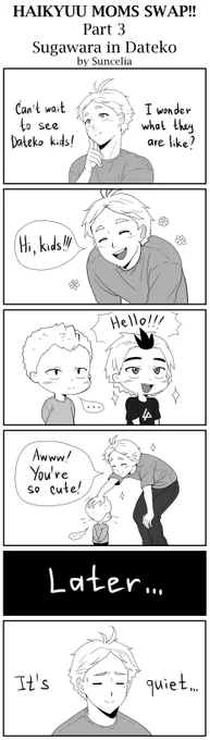 #Haikyuu moms swap!!
Sugawara in Dateko 