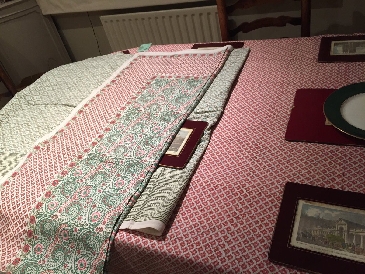 Pink_Avocet's tweet photo. @lucysherwood2 Really pleased with our new #tablecoth from the #Amref Health Africa UK fair. A hard choice but can't wait to show it off! https://t.co/j8oh3mrYdY