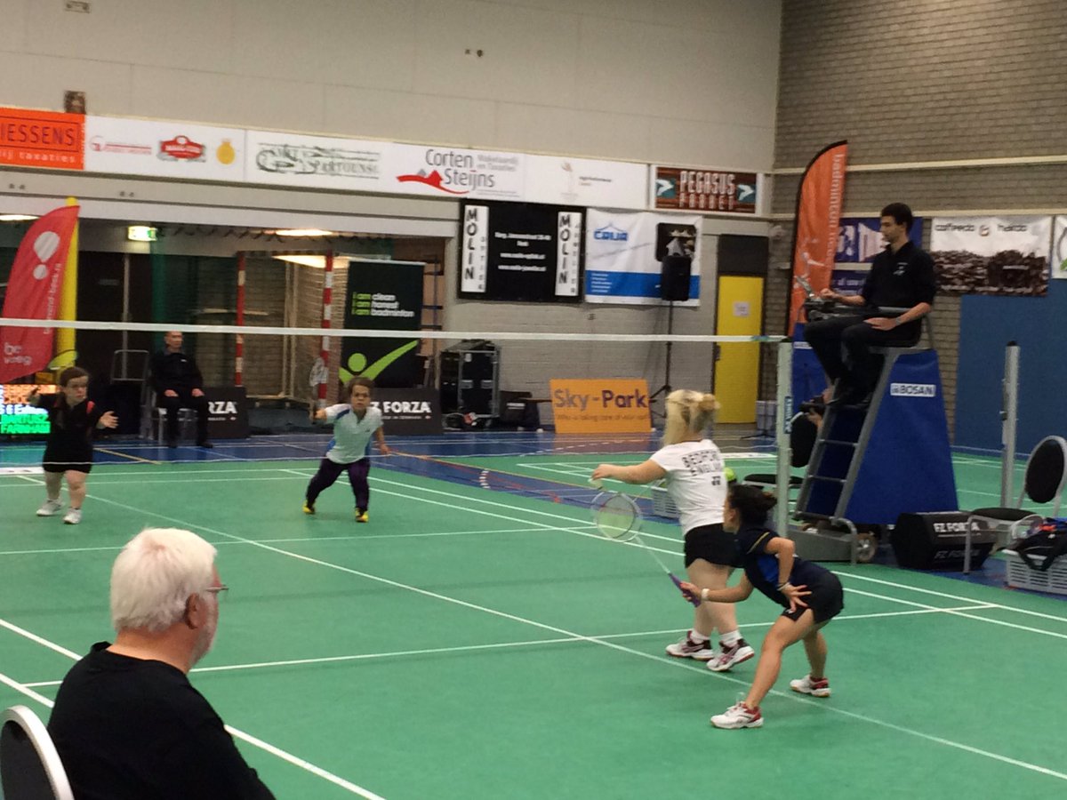 BadmintonNLD's tweet photo. De finales van de #ECPB16 zijn begonnen! https://t.co/WlHS8UvRA0