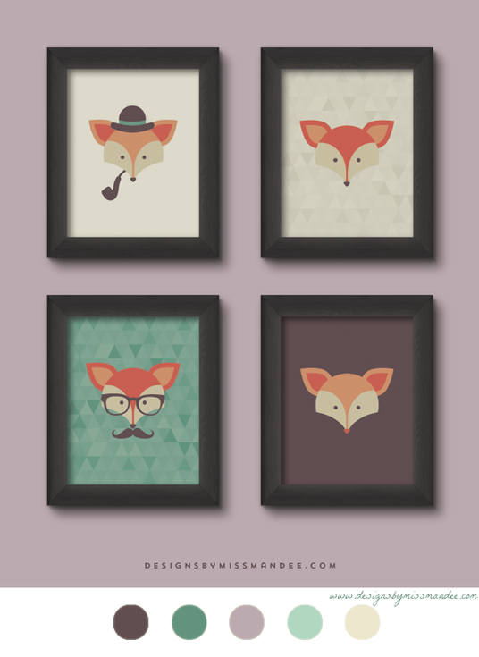 Renard Printable Gratuit - J'Adore Le DIY - #renard #freeprintable #printablegratuit #jadorelediy #decoenfant 🍂🍁🌰🍃 buff.ly/2entjsl