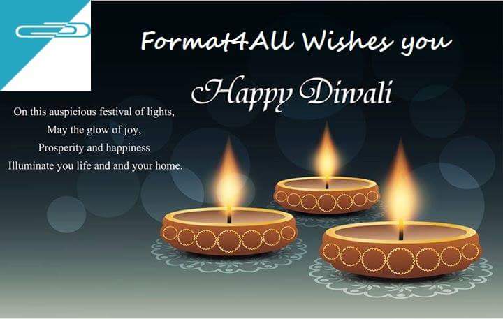format4all's tweet image. Team #Format4All wishes you #Happy #Deepawali ... :)