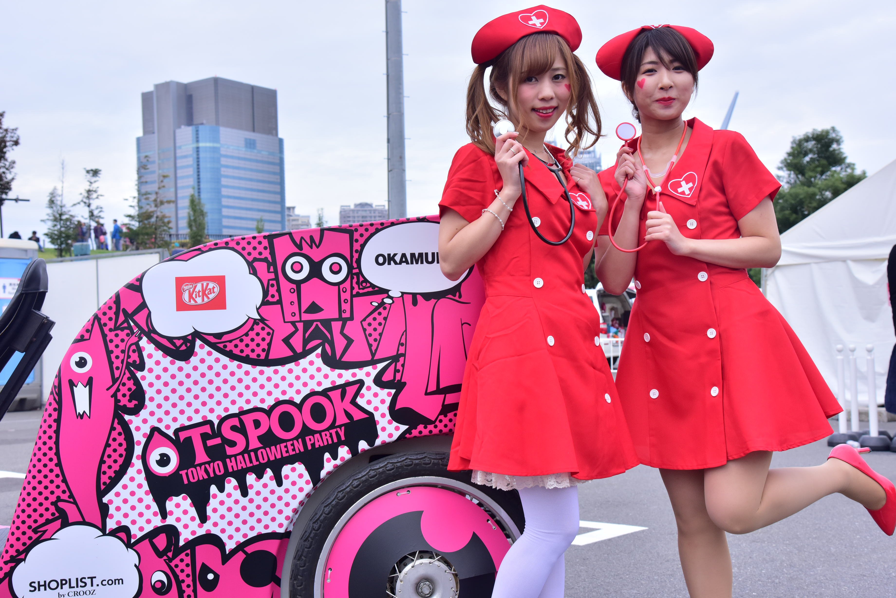 T Spook T Spookハロウィン仮装snap レッドナースがかわいい二人組 Tspook Tokyohalloween お台場 ハロウィーン T Co Ivh2uk3jut Twitter