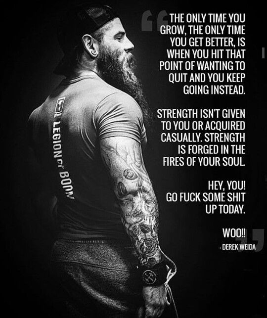 Strength isn't given to you!! #Bodybuilding #DominateTheField