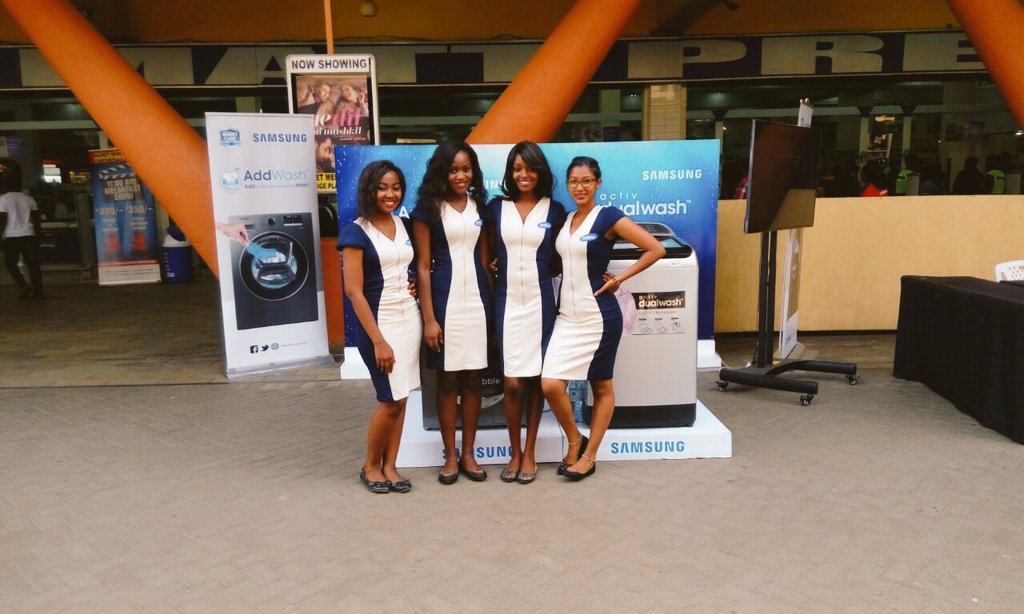 Its_YellowMoon's tweet photo. Come and learn more about the Samsung #AddWash and #DualWash washing machines at Prestige Mall, Ngong road https://t.co/ToswOfA8d3