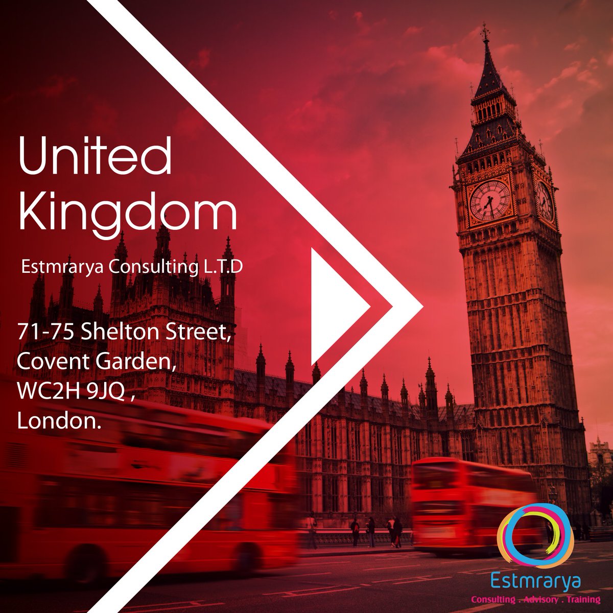 Estmrarya Management Consulting firm has branches that serve Abu Dhabi, Dubai, London and Cairo.