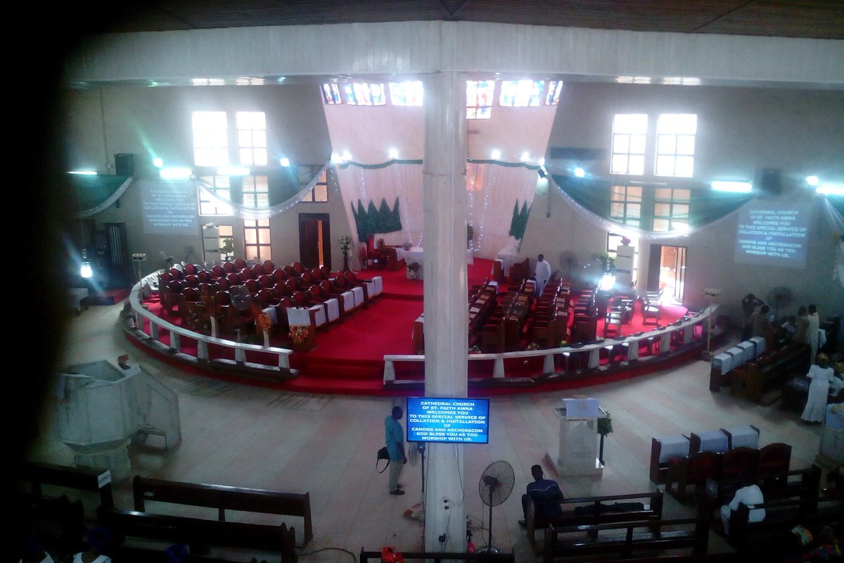 AwkaConnect's tweet photo. Clergy Ordination ongoing at Cathedral Church of St. FAITHS, Awka
#Knights
#Canon #deacons #venerables #awkaconnect https://t.co/9TYUy3O5TF