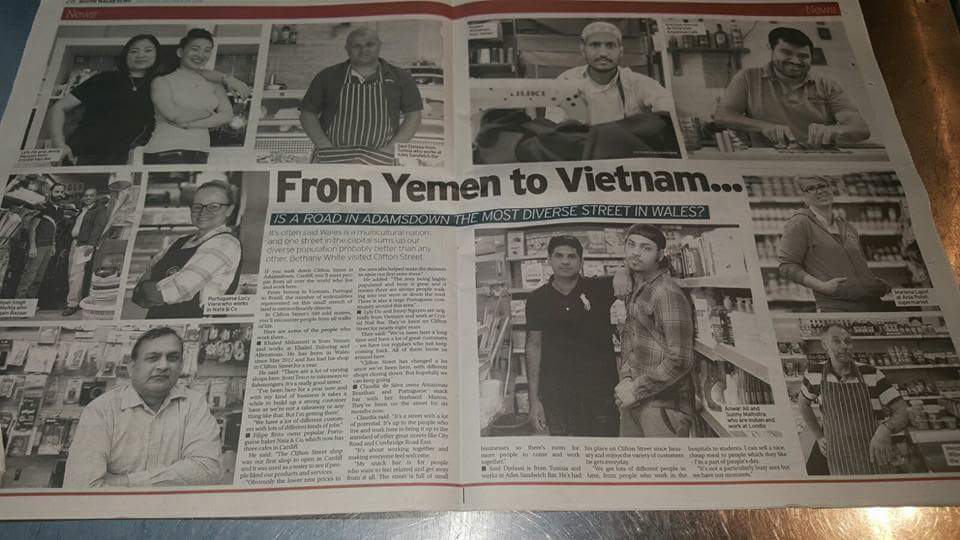 Clifton street on focus!! Echo news well done to all!!