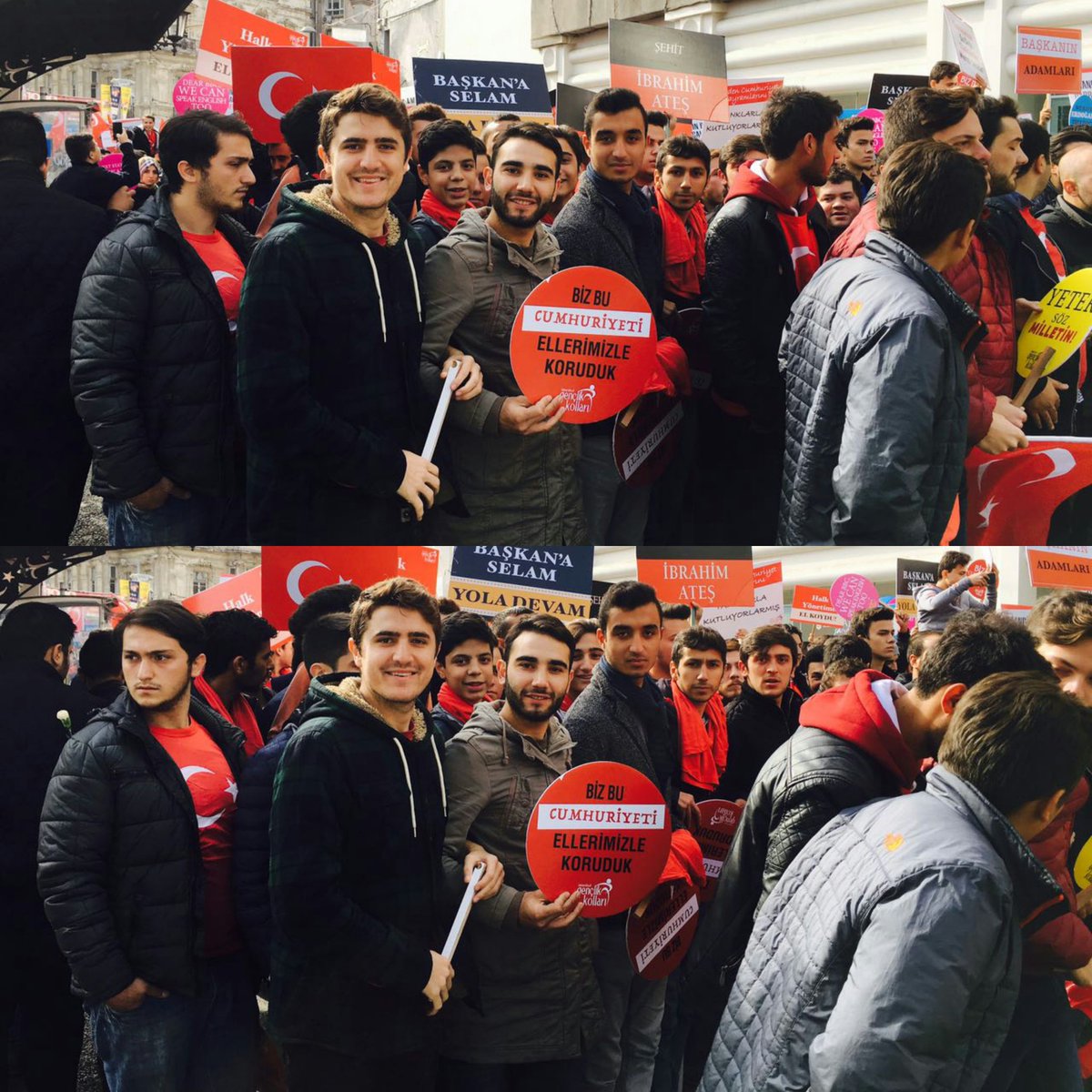 Cumhuriyetimizin 93 yılında Taksim meydanında kutladık