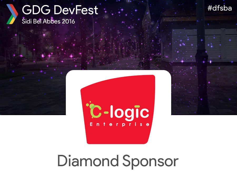 gdg_sba's tweet photo. We are happy to announce that CLogic DZ is our Diamond Sponsor for the DevFest SBA 2016.
#dfsba #devfest16 #gdgsba #GDG https://t.co/Ao2sJJfhKH