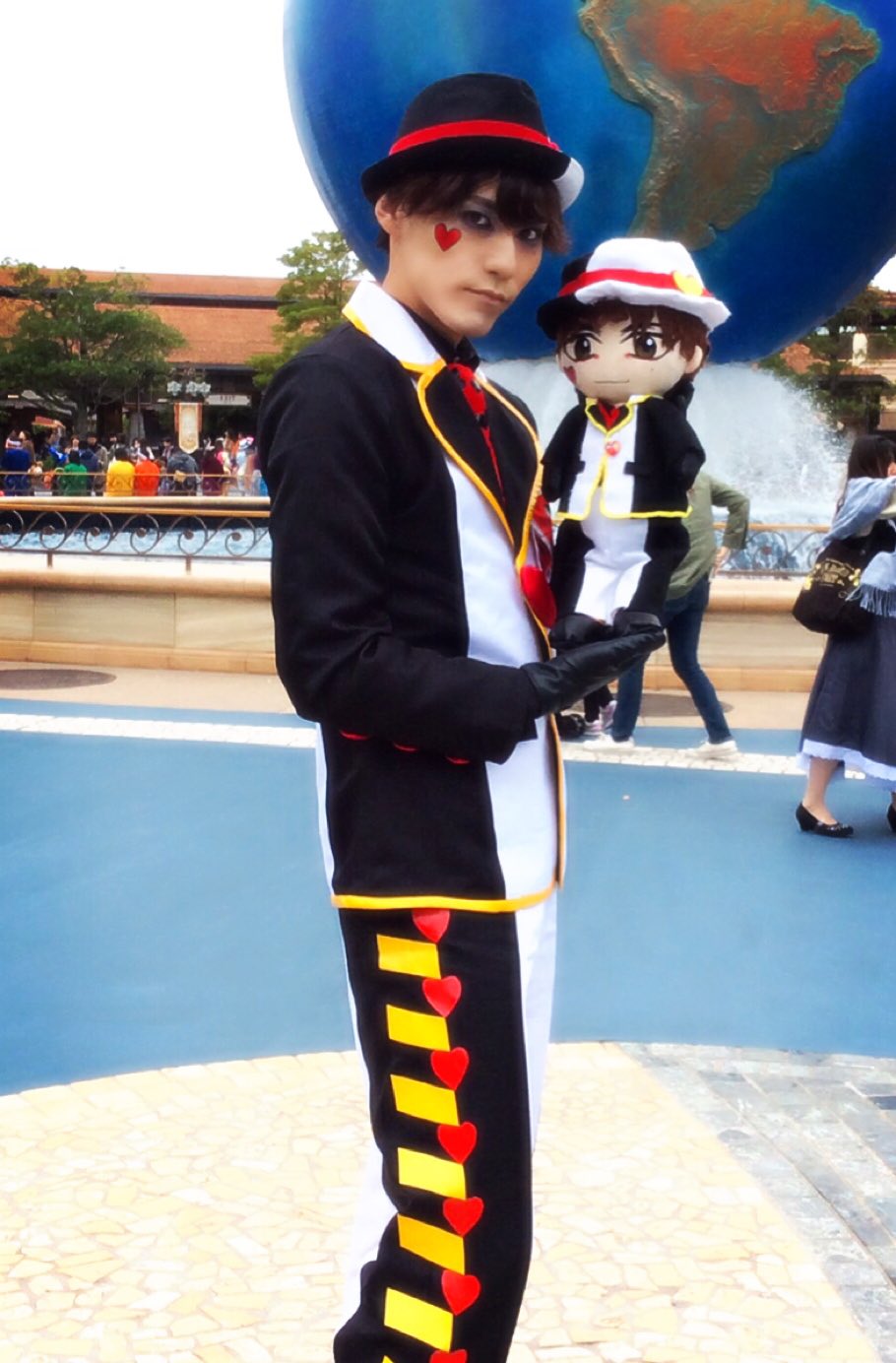 ずしぉくん 身長180cmのイケメン ジャックハート 仮装さんのお写真撮らせて頂きましたー お兄さん一番推しのジャックのぬいぐるみと一緒に Mpとダルメシアのぬいぐるみもとても可愛かったです ぬいぐるみは別の方の ずしぉくん 身長180cmのイケメン ジャックハート 仮装さんのお写真撮らせて頂きましたー お兄さん一番推しのジャックのぬいぐるみと一緒に Mpとダルメシアのぬいぐるみもとても可愛かったです ぬいぐるみは別の方の