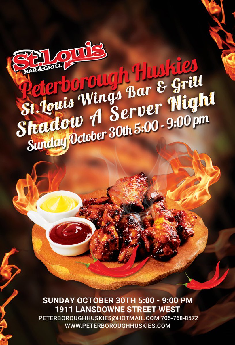 We will be at <a href="/stlouisbar_ptbo/">St Louis Bar PTBO</a> tonight 5 pm to 9 pm.