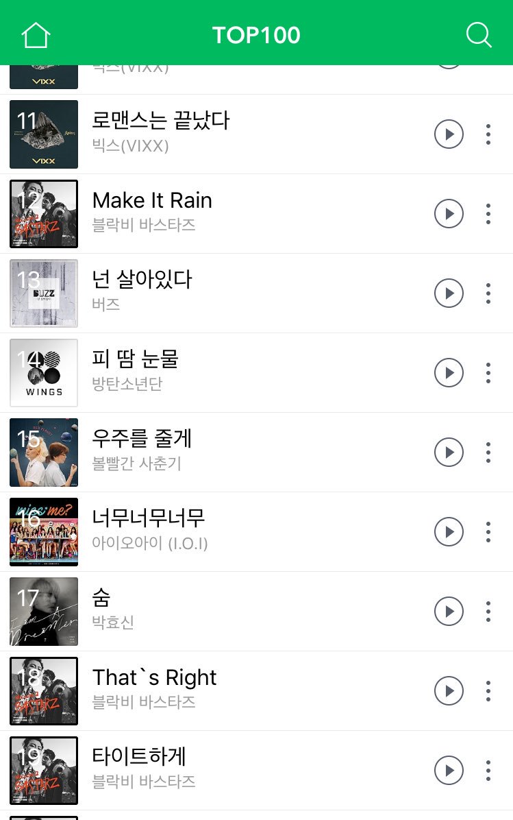 mygfm93's tweet photo. Guysss blood sweat tears is 14th on the naver chart!!! Pls continue streaming!! Do your best my dears!! #방탄소년단 #WINGSBR https://t.co/zDKXoG0WEr