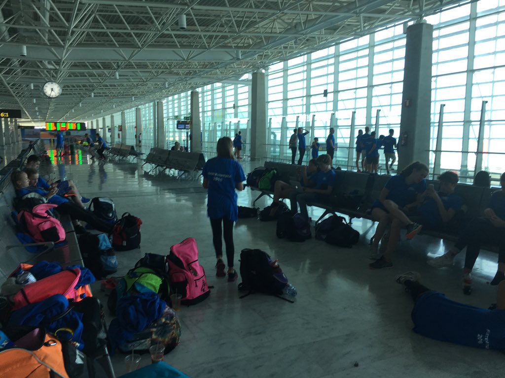 wsccscswimcamp's tweet photo. @WatfordSC @CheshamSC Our flight (IBS3907) at Fuerteventura has been delayed. Not sure re dept. but kids happy as thought of day off sch tmz https://t.co/sOt9ICJeP1
