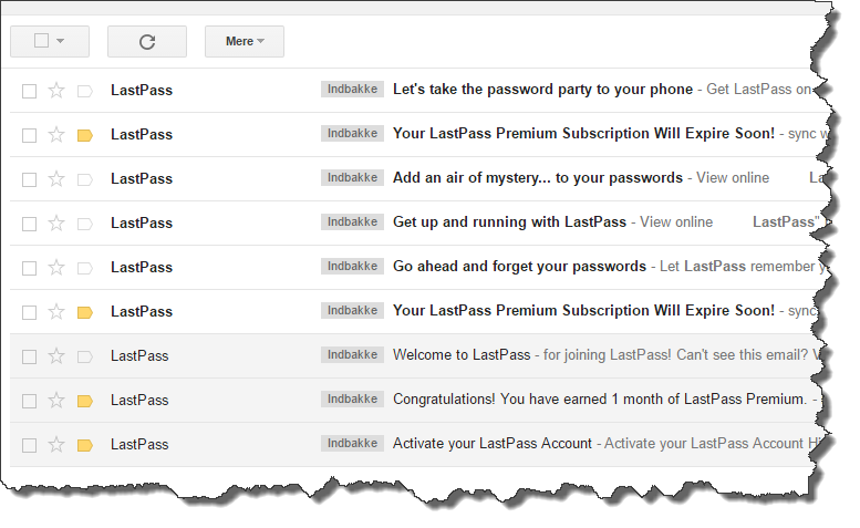 cassidydotdk's tweet image. When one actually intended to subscribe. #demotivation #spamfest @LastPass