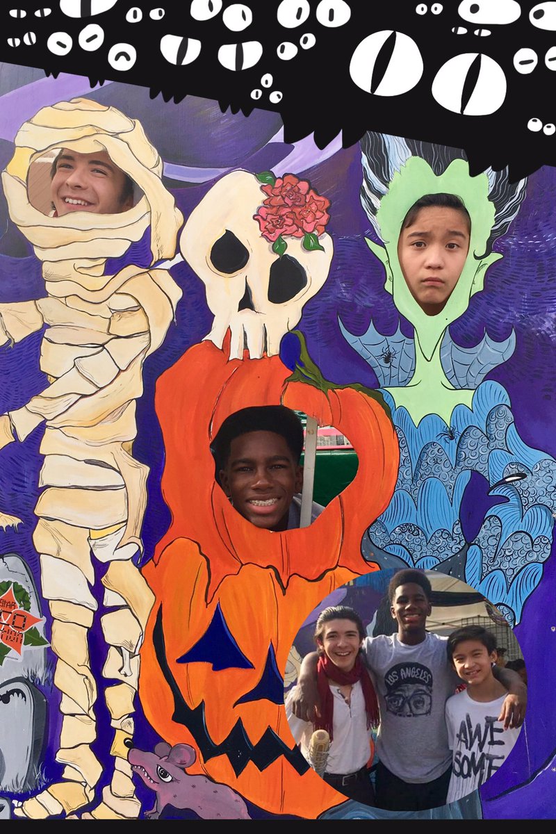 wheeler_forrest's tweet photo. Had a blast hangin' w/ these awesome dudes @ Enchanted Crawly Hallow's Eve Entomology Festival๐ป!
#halloween #GortimerAmazon #FreshOfftheBoat https://t.co/UOGq8hjOzJ