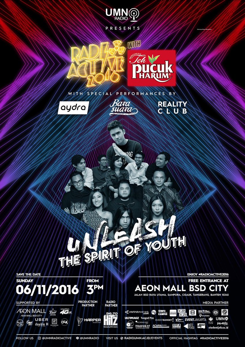 PentasKota's tweet photo. Radioactive 2016 | 6 November 2016 | at AEON Mall BSD City, 3pm-drop #RADIOACTIVE2016 https://t.co/DNPur3Pbgm