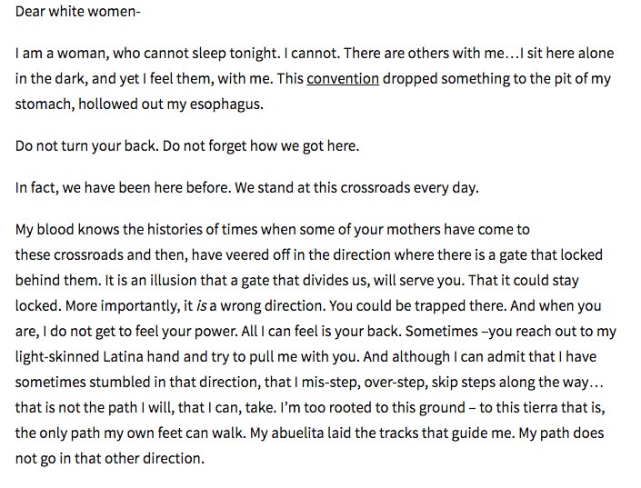 JodeenOT's tweet photo. ,@michaelluo TY for ur letter! #AMJoy
We need an intervention w/ white women.
Peep this letter: "Dear White Women" https://t.co/Pob58S96zy https://t.co/yCnaHGy02q