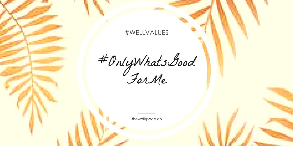 thewellspace_'s tweet photo. 👉 Agree with us? Then RT & comment! #thewellspace #wellvalues #values #whoswithus #OnlyWhatsGoodForMe https://t.co/yRsSBAFgJ0