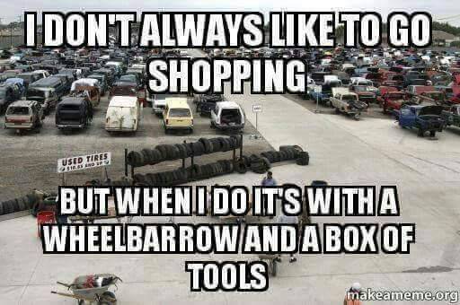 DIYauto_com's tweet photo. And it involves a lot of swearing. #pickandpull #carparts #junkyard https://t.co/RsH3zG9Hxe