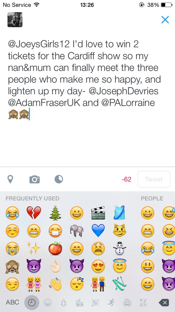 sophemma_xoxo's tweet photo. @JoeysGirls12 @PALorraine had to write it like this because it wouldn't fit!☺️🙈 https://t.co/Kl4SfDBDtj