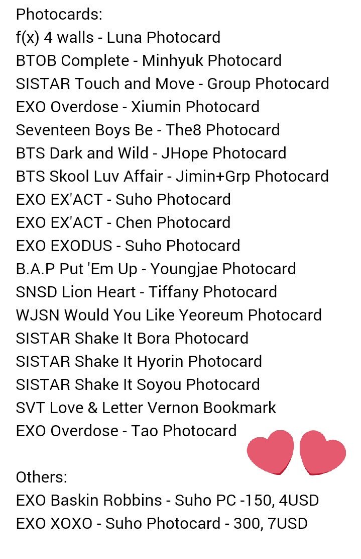 BeaglesFS's tweet photo. #photocardsale #kpop #wts #lfb
!! SALE !!
Each card is 350PHP, $7.5. Photos to be followed. Please dm for more info. Thank you!
Can ship ww. https://t.co/kisNrgLuKR