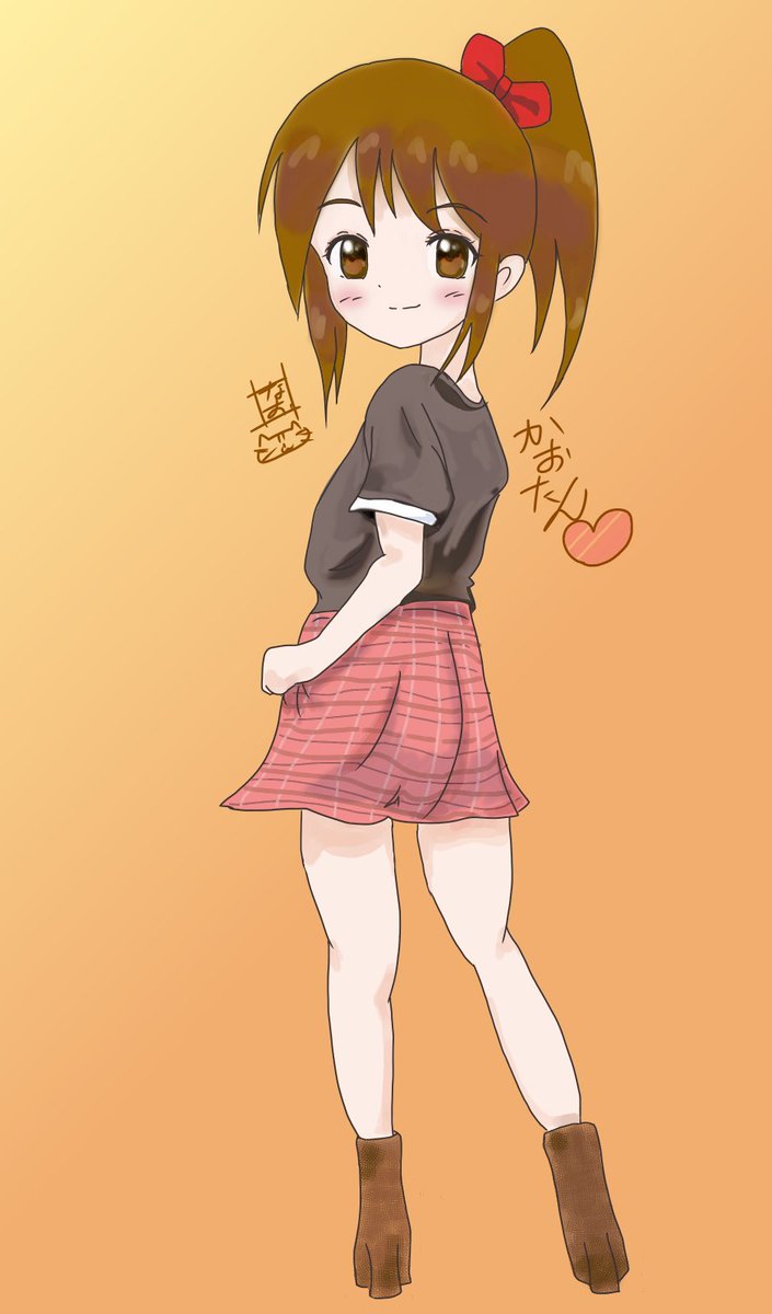 なお على تويتر かおたんお誕生日おめでとうございます お祝いのイラスト2枚目を描きましたf W オシャレ 塙かおる生誕祭16 Tamayura かおたんゆーな