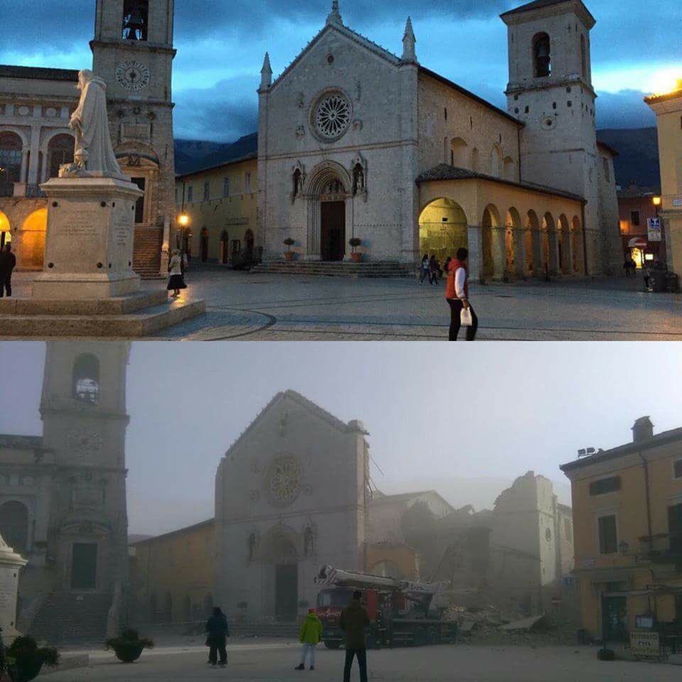 Antes y después del terremoto