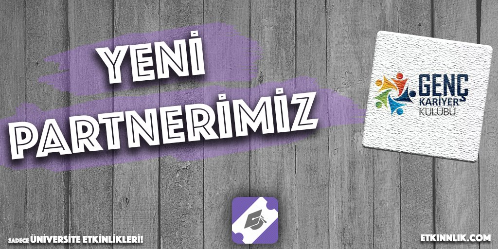 Cumhuriyet Üniversitesi Genç Kariyer Kulübü de artık bir #etkiNNlik partneri 💪👏.  Başarılar, <a href="/cugenckariyer/">Genç Kariyer Kulübü</a> ! etkiNNlik.com/kulup.genckari…