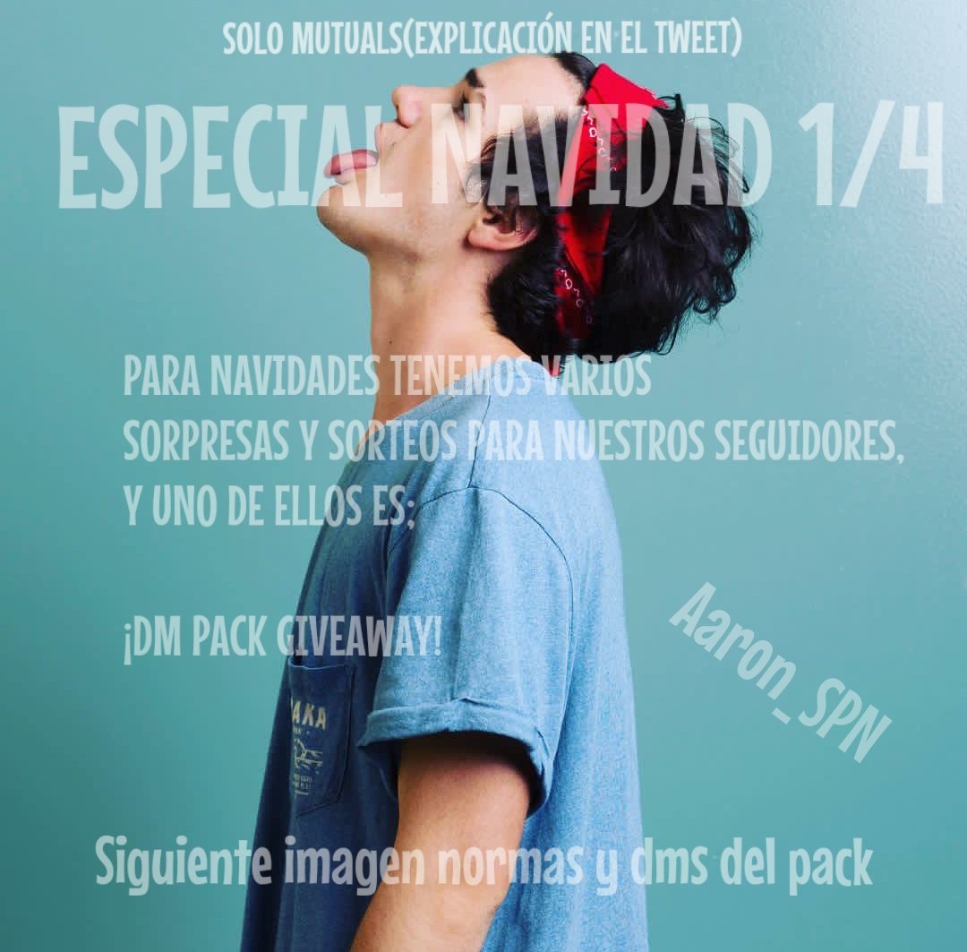 PAPIH0SEOK's tweet image. Quiero ganar el pack de dms que @Aaron_SPN esta dando💕 #AARONSPNESPECIALNAVIDAD

🙏Ayudame con un RT🙏