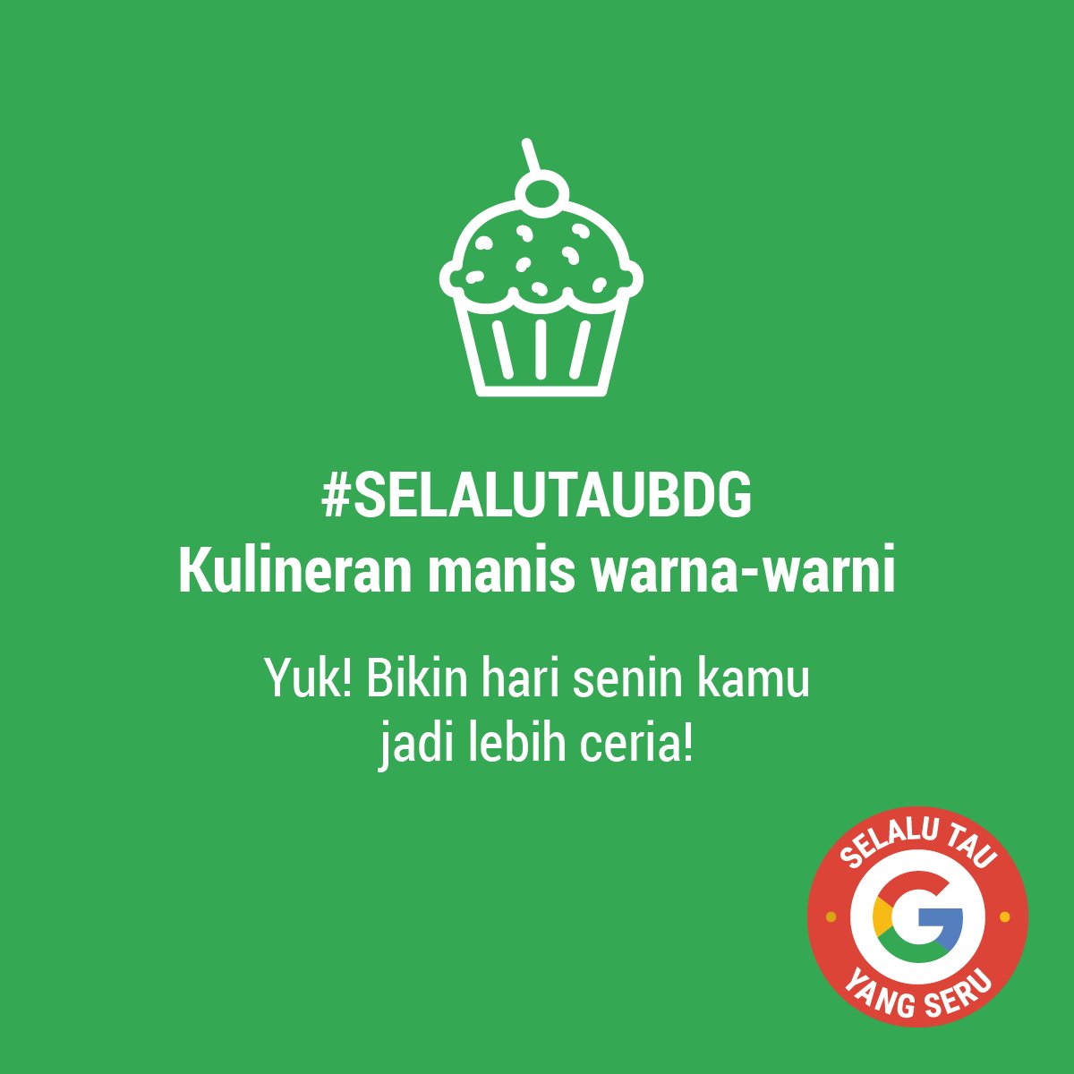 googleindonesia's tweet photo. Stay tune untuk clue lokasi nongkrong pertama #SelaluTauBDG bareng kami! #SelaluTauYangSeru https://t.co/YAvdN6dTHv