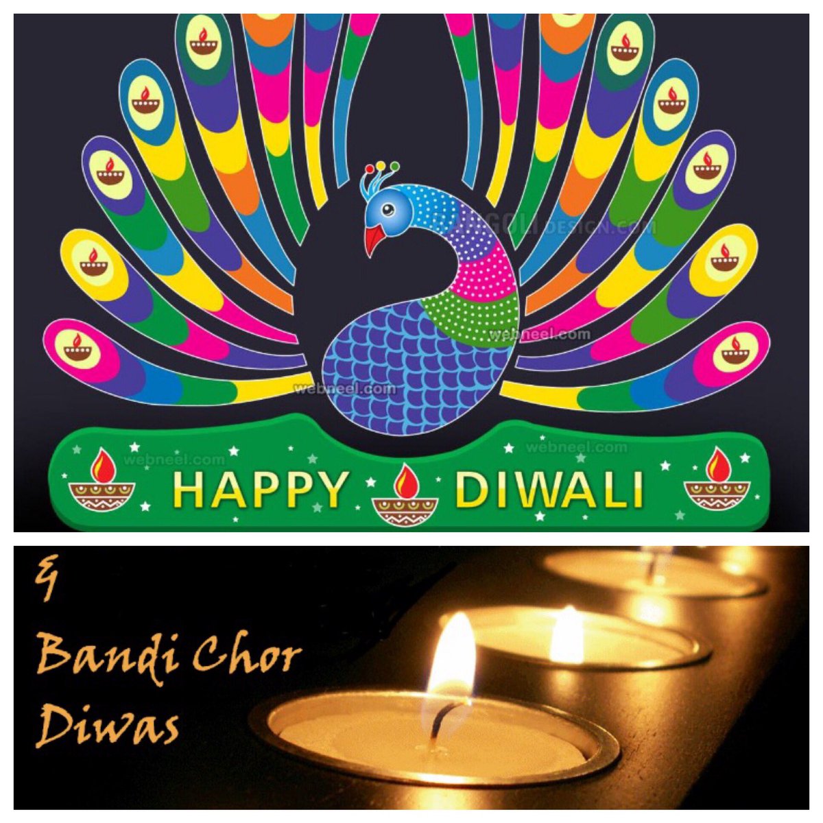 SatnamRathore's tweet photo. Happy Diwali and Bandhi Chorr Divas to all celebrating. Wishing you a beautiful, colourful and joyful day 🕯🕯🕯 https://t.co/yX4bh7Yjb9