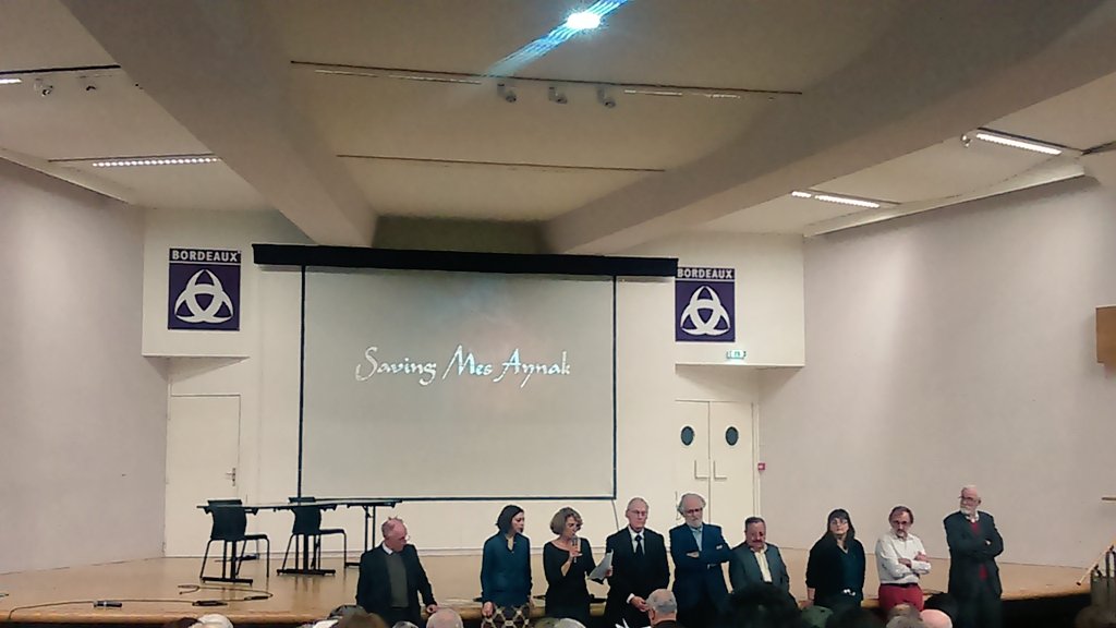 SavingMesAynak's tweet photo. "Saving Mes Aynak" won the Grand Prize and Audience Award at the prestigious ICRONOS Film Fest in #Bordeaux #France @icronosafifa1 https://t.co/OVwqE6wxkh