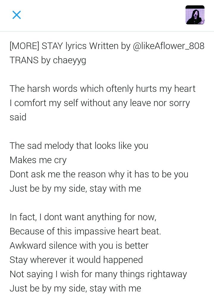 Daily Blackpink Blackpink Stay Lyrics Written By Likeaflower 808 Trans By Chaeyyg T Co Nbzpzakybm Daily Blackpink Blackpink Stay Lyrics Written By Likeaflower 808 Trans By Chaeyyg T Co Nbzpzakybm