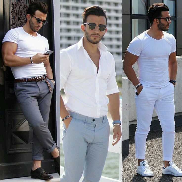 Vittakoramag's tweet photo. Tres opciones para usar blanco hoy domingo y lucir relajado.

#menswear #mensfashion #menstyle #style #ModaMasculin… https://t.co/MnnFD11OAt