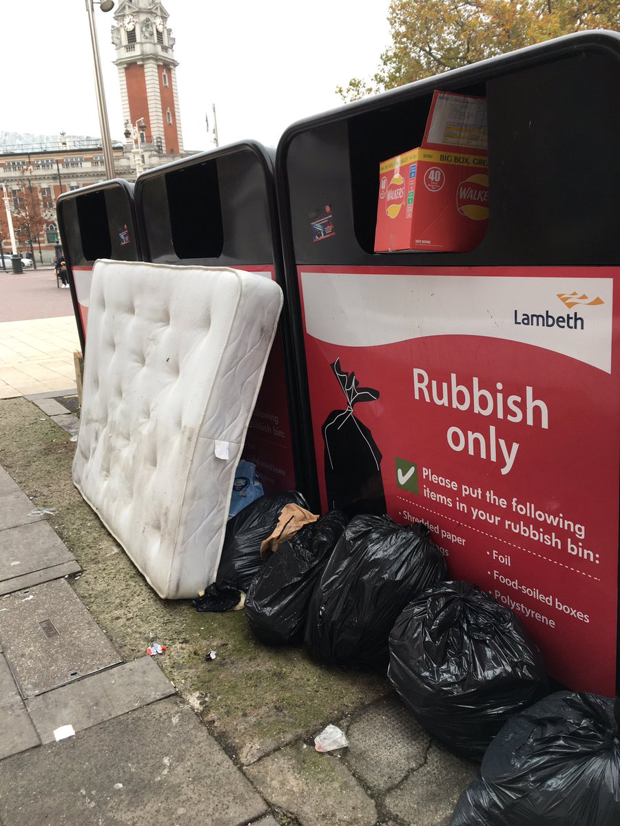 #windrushsquare#lambeth. This waste is commercial and the residents of Rushcroft Road suffer!!@WindrushSquare <a href="/lambeth_council/">Lambeth Council</a>