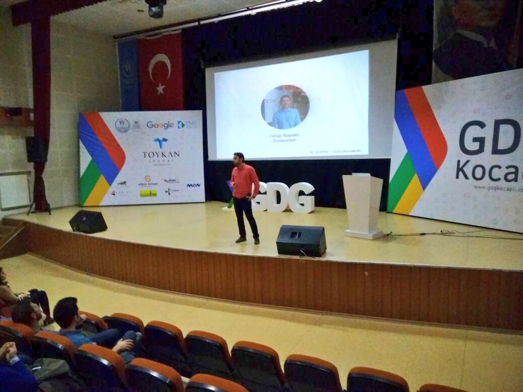 StartersHub's tweet image. Ekibimizden @orhanbayram ile Kocaeli DevFest16'dayız! 💪
#dfkocaeli #DevFest16 #devfest2016 @orhanbayram @gdgkocaeli_