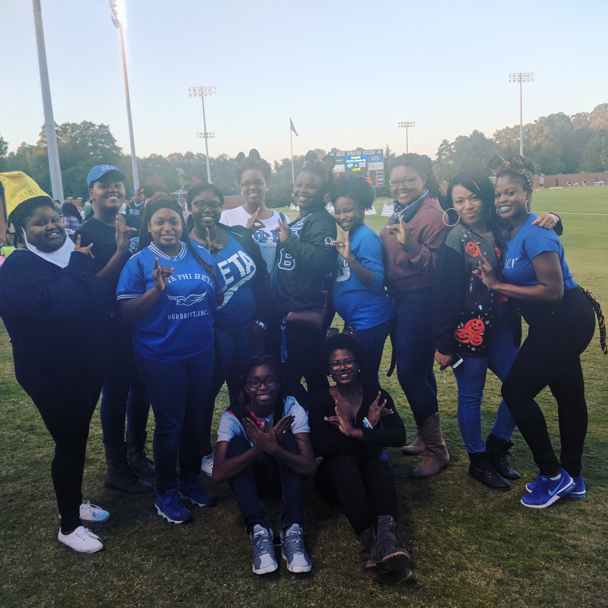 Some of the chapter at Greek Treats last night