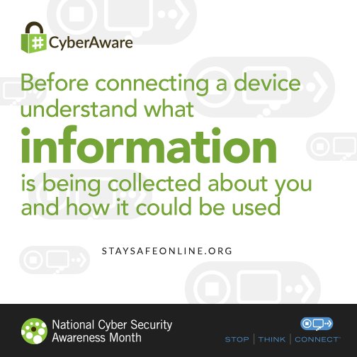 These days everything has to stay secure. #NotJustYou #NCSAM #NationalCyberSecurityAwarenessMonth #CyberAware #Cybersecurity #SUNYWCC