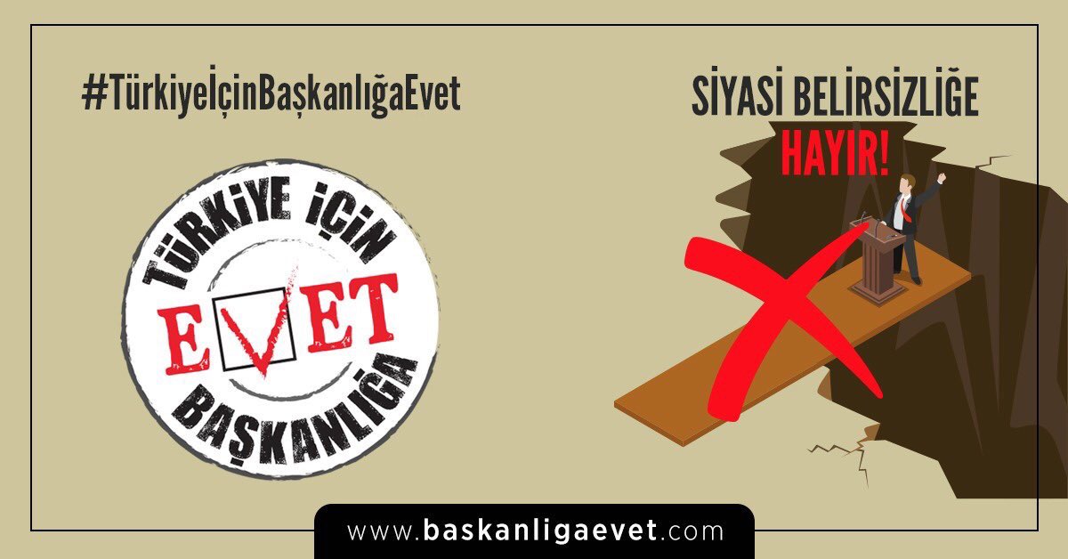 akkadinistanbul's tweet photo. Birinci sınıf demokrasi için,
güçlü ve istikrarlı bir ülke için,
muassır medeniyetler seviyesine ulaşmak için,
#TürkiyeİçinBaşkanlığaEvet https://t.co/myaUmRSl8H