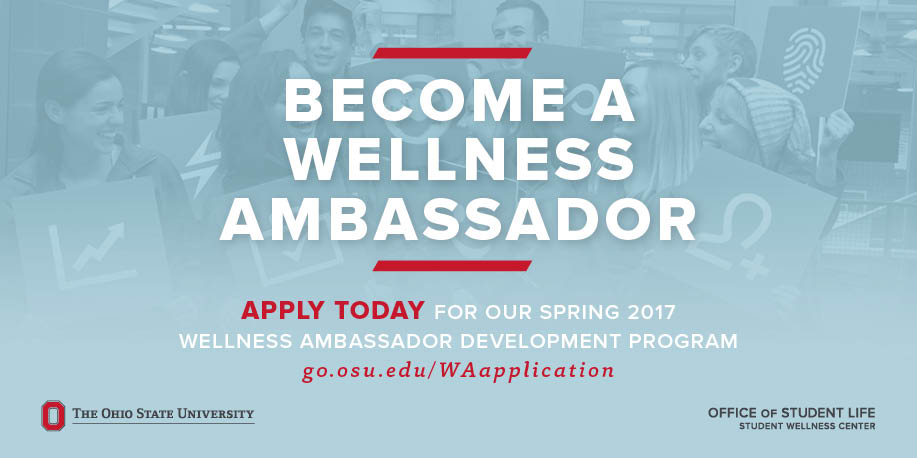 StudentLifeOSU's tweet photo. Today is the last day to apply to be a Wellness Ambassador! @OSUwellness https://t.co/3NThAWsSTk