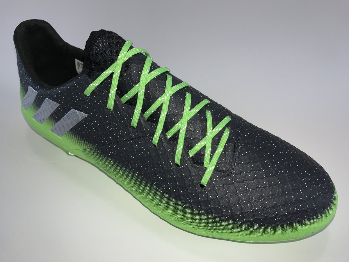 Soccerreviewforyou Sr4u Reflective Green Soccer Laces On Adidas Messi 16 1 Space Dust Pack T Co 34phdezbow Soccerreviewforyou Sr4u Reflective Green Soccer Laces On Adidas Messi 16 1 Space Dust Pack T Co 34phdezbow
