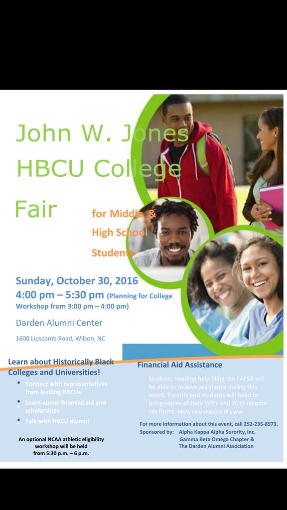 Fike2College's tweet photo. The HBCU College Fair is today! Hope to see you there. https://t.co/wOkij5wfU4